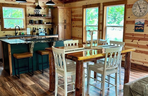 Athens Cabin | Livin on the Edge Cabin in Albert Pike Recreation Area. Beautiful place to stay!