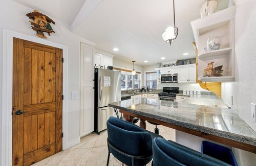 Tahoe Island House | Lodge Royal w/French-Flair: Forested, BBQ