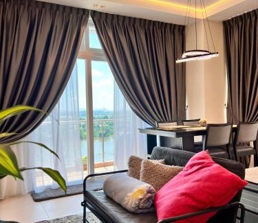 Kuching Apartment | LoFF Suite River View 2 Bedroom at Kuching Riverine Resort