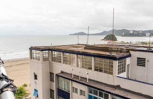 Pompeia Apartment | Loft à beira-mar na Praia José Menino, Santos/SP