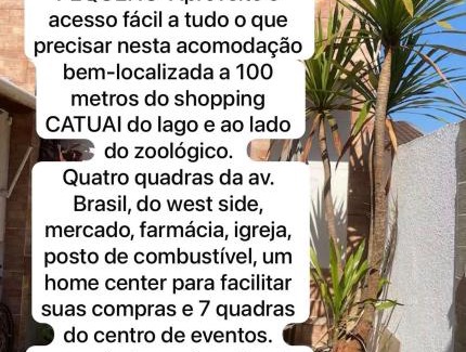 Regiao do lago House | Loft fundos shopping Catuai e lago