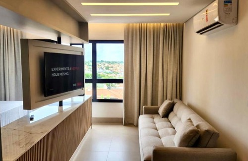 Santa Fe Apartment | Loft Luxuoso e Confortável ao lado do Shopping CG.