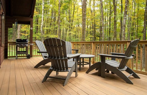 Highmount Cabin | Log Cabin 2min to Belleayre Base Lodge EV Charger