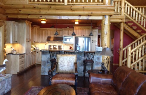 Fremont County House | Log Cabin Living and the College World Series-CWS