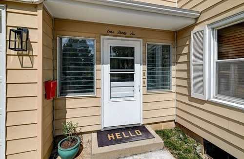 Verona Apartment | Look out at the treetops at the cozy Paoli Nest. Near Epic Systems and Madison.