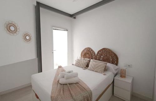 Cabo de Gata Apartment | Los Santos 1 Suites, playa a 1 min, 1 Hab, WiFi y Aire acondicionado