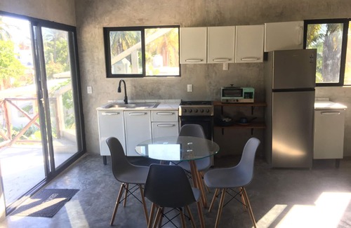 Chuburna Puerto Apartment | Lovely New Loft in Friendly 4-plex, STARLINK, 1 block to beautiful beach & store