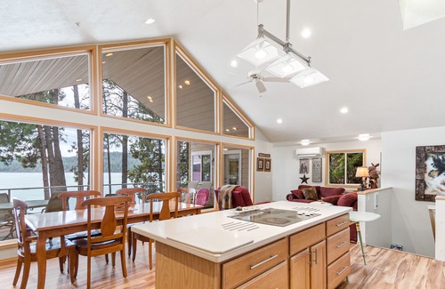 Worley House | Lovely Oasis in the Trees w/Wraparound Deck, Lake View, Pool Table, & Game Room