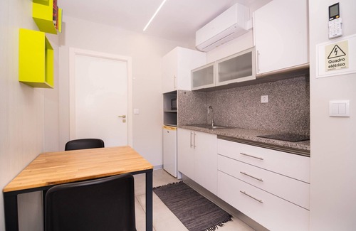 Santana House | Lower-level Studio w/kitchenett and patio