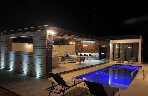 Puebla Ski Chalet | Lugar Encantador con Alberca, terraza, A/C 3 camas 1 habitación tipo chalet