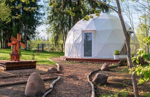 Viljandi Parish Other | Luigepesa Puhkemaja - Swan Nest dome house with sauna and pond