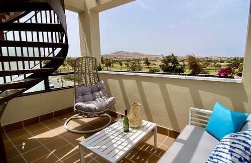 Caleta de Fuste Apartment | Luxury Penthouse Apartment overlooking the Golf Course