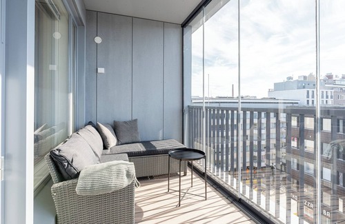 Tampere Apartment | Luxurious 1BR Penthouse with Balcony