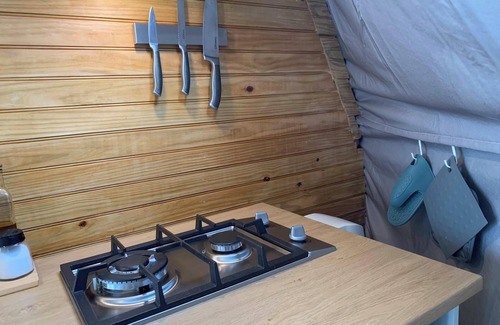 Miches Cottage | Luxurious Dome set on hillside with views to a lagoon, the ocean and mountains