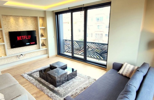Bostanci Apartment | LUXURIOUS FURNISHED PARKING PARK FOR PARTIAL PERIOD RENTAL