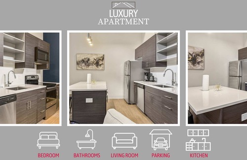 Gateway District Apartment | Luxury 1BD | DT Cleveland | 1 Bed | Free Parking