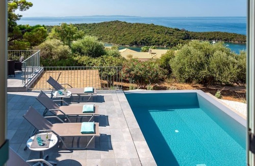 Sivota Villa | Luxury 3 BR Villa Benedetta in Sivota Thesprotias offering privacy and sea views