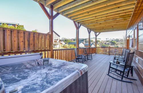 Pigeon Forge House | Luxury 4-BR Cabin Near Parkway and Dollywood with Game Room and Hot Tub
