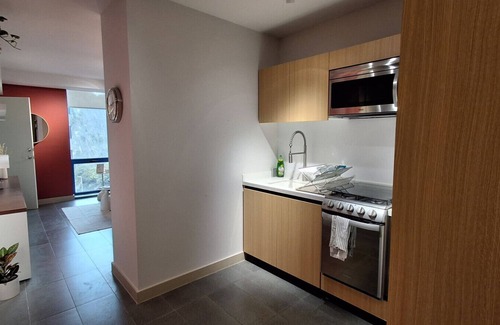 Lomas de Santa Fe Apartment | Luxury Bauhaus Nest (Pool/Gym/Park/Restaurant)