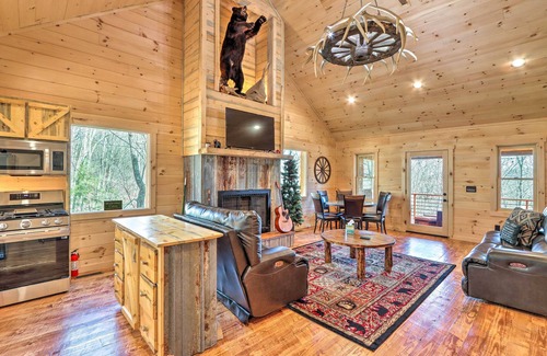 Natures Courtyard Cabin | Luxury Cabin Vacation Rental in Mineral Bluff