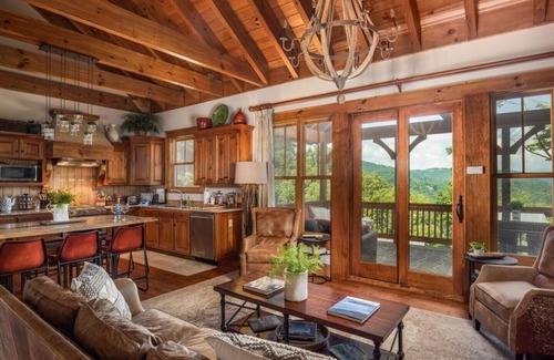 Boone House | Luxury Cottage-Amazing Views, Hot Tub, Game Room, Blue Ridge Mountain Club
