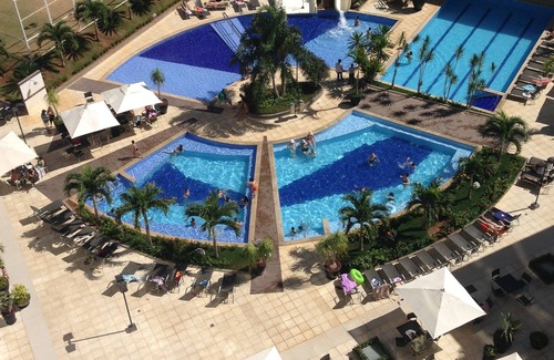 Pousada do Rio Quente Apartment | Luxury Flat with 5 star style water complex near HOT PARK