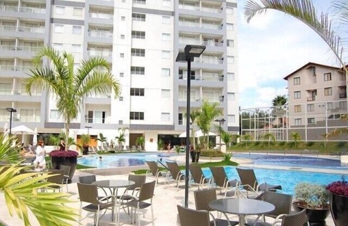 Pousada do Rio Quente Apartment | Luxury Flat with 5 star style water complex near HOT PARK