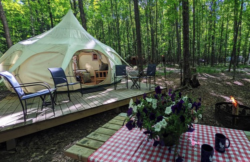 Phelps Apartment | Luxury Glamping w/Resort Access Included, Site 2