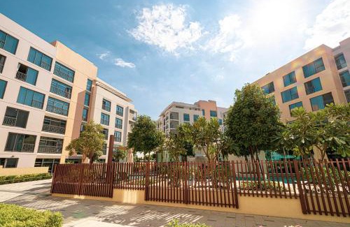 Sharjah Apartment | Luxury Huge 1BR apartment With Private Garden in Uptown Al Zahia