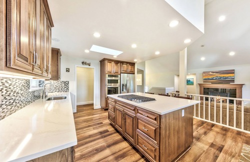 Tahoe Keys House | Luxury Keys Living: 3BR, Pool, Boat Dock, & BBQ