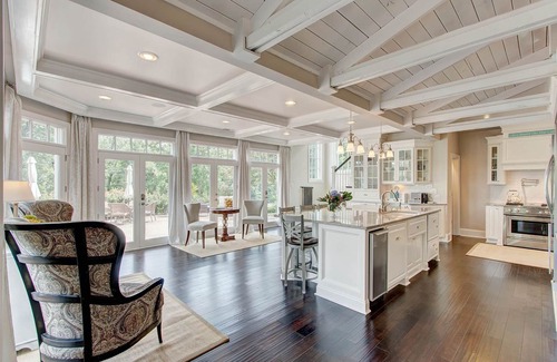 Flowery Branch House | Luxury Lakefront Home on South Lake Lanier - 2 Slip Party Dock with Deep Water