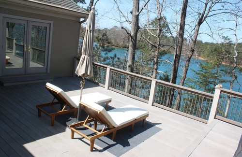 Flowery Branch House | Luxury lakefront villa with breathtaking lake views and sunset galore