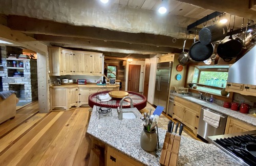 Dandridge House | Luxury Log Home. Douglas Lake Estate. 40 acres with only 2 homes.