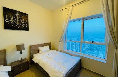 Ajman Apartment | Luxury Sea View ROOM with 2 BED