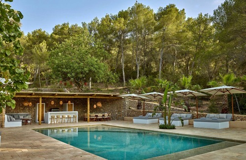 Santa Eulalia del Rio Villa | Luxury Villa Ibiza: Heated Pool & Yoga Deck, Luxury Villa Ibiza: Heated Pool & Yoga Deck