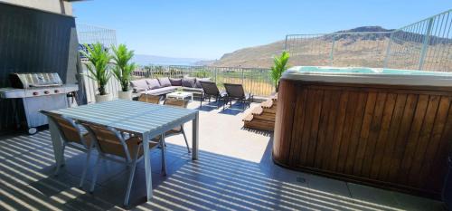 Migdal House | Magdala Infront Sea of Galilee and Mount Harbel