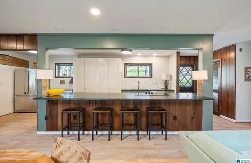 Logan House | MAGNOLIA TRACE Lakefront Bliss: Rustic Stone Cottage Retreat on 5 Ac- Fiber WiFi