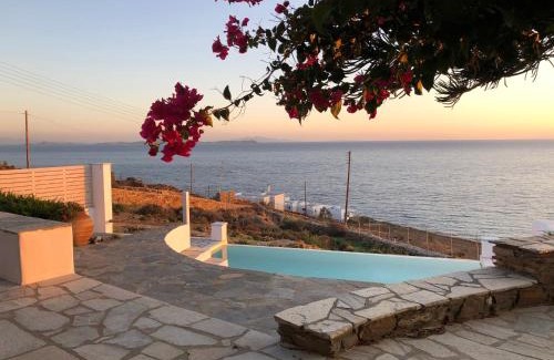 Agios Sostis House | Maison Simone with private heated infinity pool & spectacular sea view