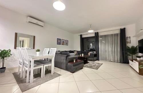 Sidi Abd El-Rahman Ski Chalet | Marassi Luxurious 2 bedrooms Direct Lagoon -Steps to the Beach ,El Alamein hotel& Marina