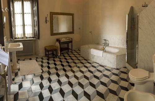 Madonna dell'Olmo Apartment | Master Bedroom in Luxury Villa - King's Room