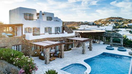 Ornos Villa | Melangio Villa Private Pool & Sunrise Views - 2024 Renovation