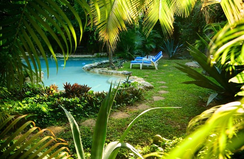 Xcaret Cottage | Mexican Hacienda - Hidden Gem in Jungle w/Waterfall Pool & 5 min. Xcaret Park