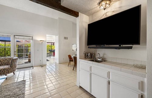 Palm Desert Condo | Mid Century Getaway! Near El Paseo Shops and Restaurants! Pool, Spa, Tennis, PickeBall!