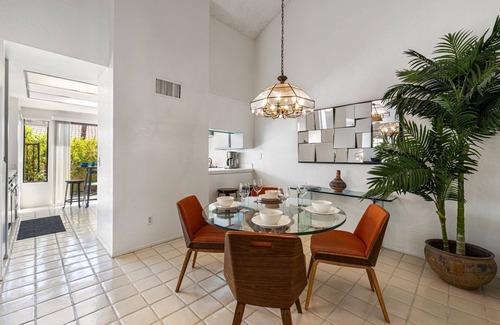 Palm Desert Condo | Mid Century Getaway! Near El Paseo Shops and Restaurants! Pool, Spa, Tennis, PickeBall!