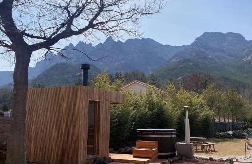 Yeongam Villa | Mijeok Gonggam and Soso Gonggam Dokchae Pool Villa