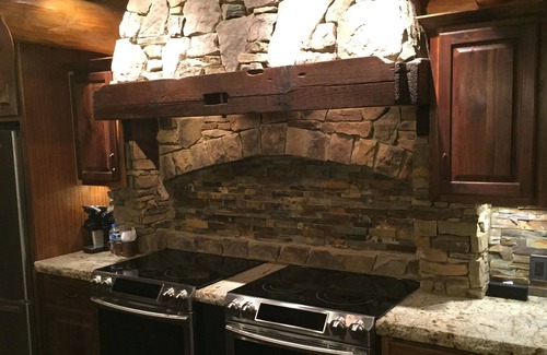 Ranger House | $Million Custom Log Home on 9 Acre Mountain Estate Overlooking 20ft Wide Stream