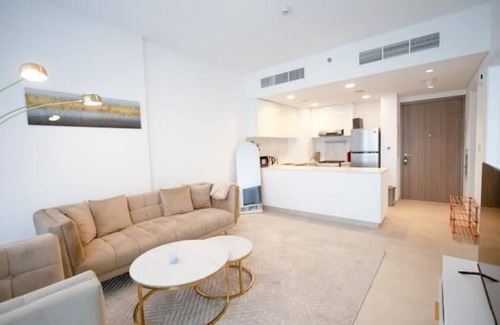 Sharjah Apartment | Misk 1BR Urban Oasis - Downtown Aljada