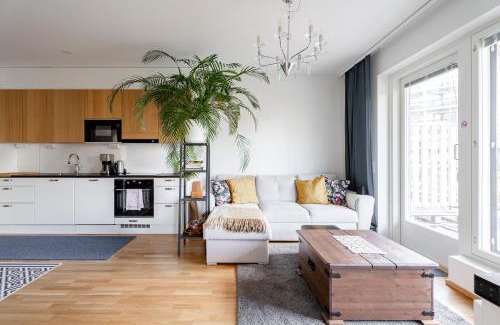 Tampere Apartment | Modern 2BR Home with Sauna, Terrace & Free Parking