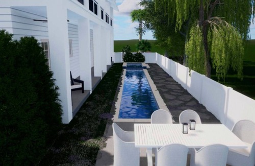 Childs Park Apartment | Modern 2BR Poolside Getaway