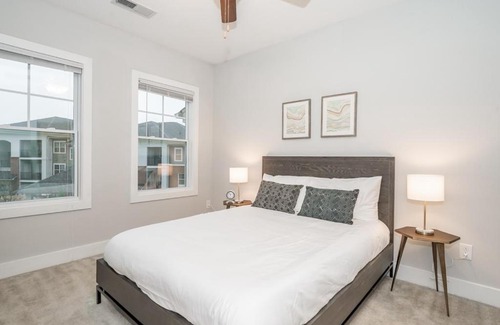 Morrisville Apartment | Modern 2BR with Balcony and Gym